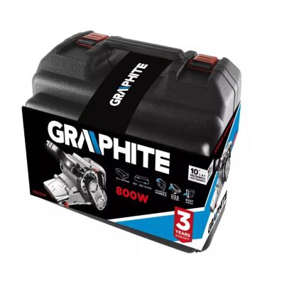 3. 800W belt sander, 75 x 457 mm endless belt, carrying case