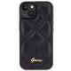 3. Guess Quilted Metal Logo case for iPhone 15 - black