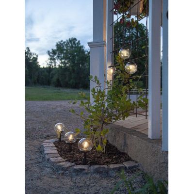 10. DECORATIVE SOLAR BALL LAMP 10X34.5CM