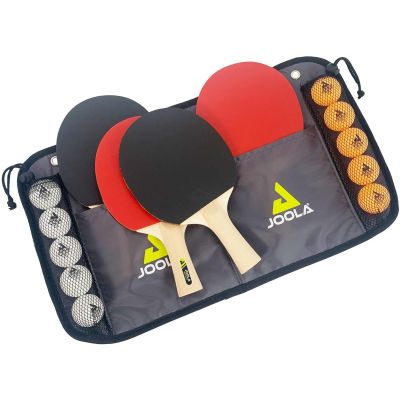 2. JOOLA FAMILY TABLE TENNIS SET 4 SPIRIT RACKETS 10 BALLS