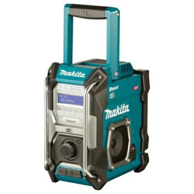 11. Makita MR004G radio Workplace Analog and Digital Black, Green
