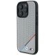 2. BMW M Perforated Tricolor Line MagSafe Case for iPhone 16 Pro - Gray