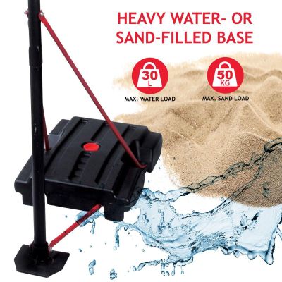 36. DUNLOP ADJUSTABLE BASKETBALL SET 1.65-2.05M 3IN1