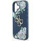 6. Guess Grained Roses Big 4G logo case for iPhone 16 - blue