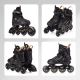 12. Meteor L 38-43 Buzzy Roller Skates Black/Gold