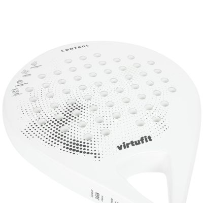4. VIRTUFIT PADEL CONTROL RACKET - WHITE AND BLACK