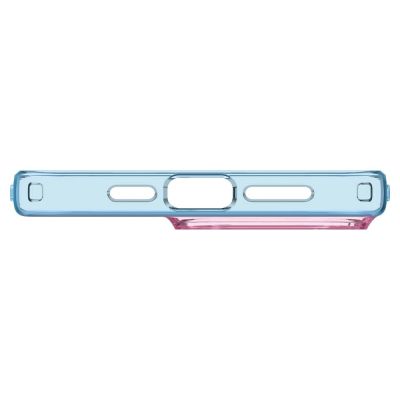 4. Spigen Liquid Crystal iPhone 15 Pro Case - Pink/Blue