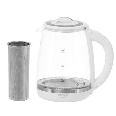 13. Electric kettle CAMRY CR 1290w white