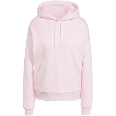 8. Women's adidas Essentials Small Logo Feel Cozy Hoodie Pink JN1856