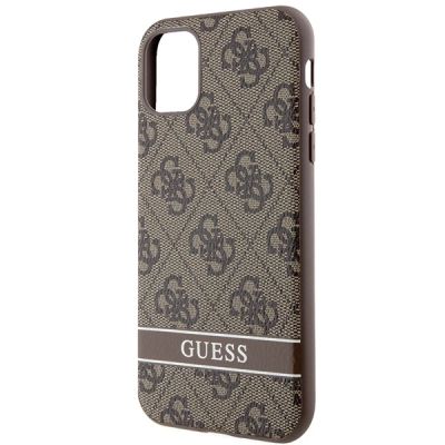 6. Guess GUHCN61P4SNW iPhone 11 / Xr brown/brown hardcase 4G Stripe
