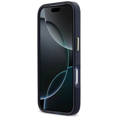 5. Karl Lagerfeld IML Choupettes Karl Script Logo MagSafe Case for iPhone 17 Pro Max - Blue