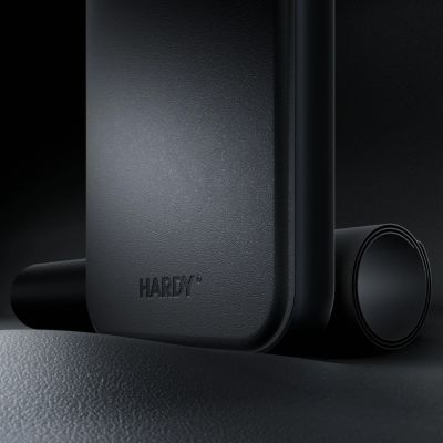 4. 3mk Hardy Apple Silky Leather MagCase for Apple iPhone 16 - Black