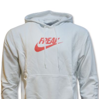 3. Nike Giannis "Freak" Pullover Hoodie Summit White/Magic Ember - DA5691-121
