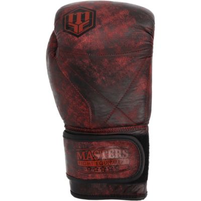 2. MASTERS RBT-MAROON Leather Boxing Gloves