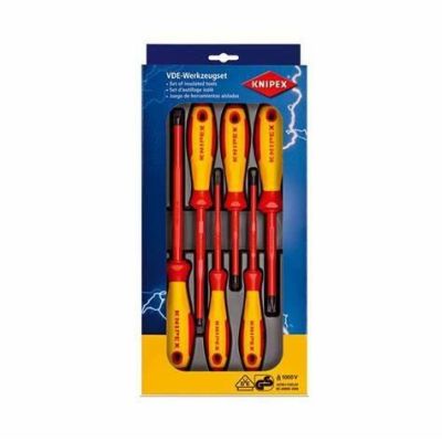 3. Knipex 00 20 12 V01 Hand Screwdriver Set Standard Screwdriver