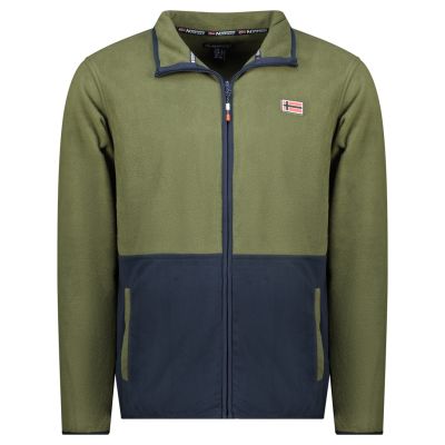Geographical Norway Men's Fleece Touki Fz Kaki Db Men 233 kaki (WZ6702H/GN-Kaki)