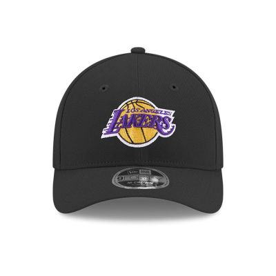 2. New Era 9FORTY Los Angeles Lakers NBA Team M-Crown Black Snapback Cap - 60755479