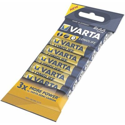 VARTA Longlife 4106101328 alkaline battery pack (x 8)