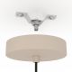 3. EGLO ROMAZZINA hanging lamp, 1 x E27, max 40W, beige