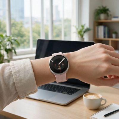 3. Tech-Protect Silicone Evo Strap for Samsung Galaxy Watch 40/44/46 mm - Pink