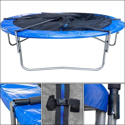 22. FOLDABLE GARDEN TRAMPPOLINE WITH INNER NET 8FT 244CM ENERO