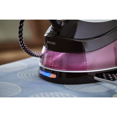 4. Philips GC7842/40 Steam Station 2400 W 1.5 L SteamGlide Plus Soleplate Purple, White