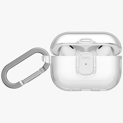 2. Uniq Glase Pro Case for AirPods Pro 3 Lock Case - Transparent