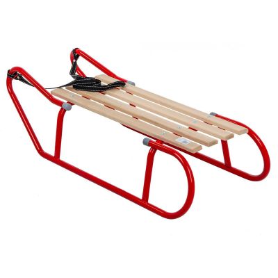13. Metal Sled for 2 People, Red