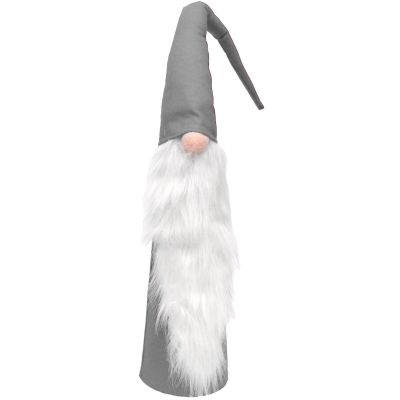 15. SET OF GRAY DECORATIVE SANTA CLAUS 60, 70, 80 CM