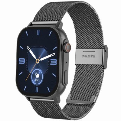 2. Smartwatch Gravity GT15-4 Blue Silicone Strap + Titanium Bracelet