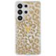 3. Guess IML Leopard Print Triangle MagSafe Case for Samsung Galaxy S26 Ultra - Brown