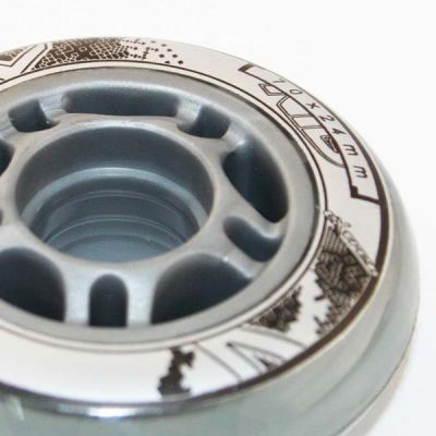 14. PU 70x24 82A TRANSPARENT WHEELS (4 pcs.) NILS EXTREME