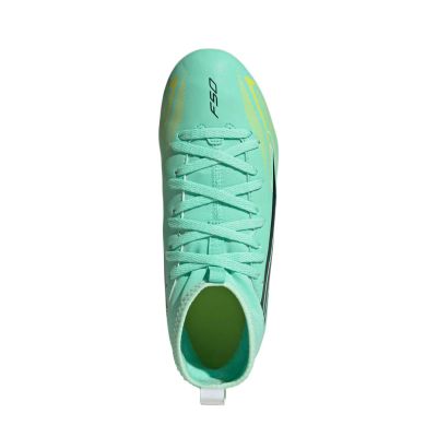4. adidas F50 Hyperfast Club Mid FG/MG LA3943 Kids' Soccer Shoes