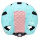5. Uvex oyo style flowers cyan matt children's bike helmet 50-54