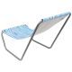 23. FOLDABLE GARDEN AND BEACH CHAIR AND BLUE LINES BAG