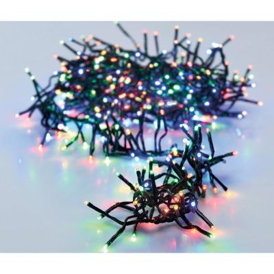 9. CHRISTMAS TREE LIGHTS LIGHT CHAIN 576 LED TIMER MULTICOLOR