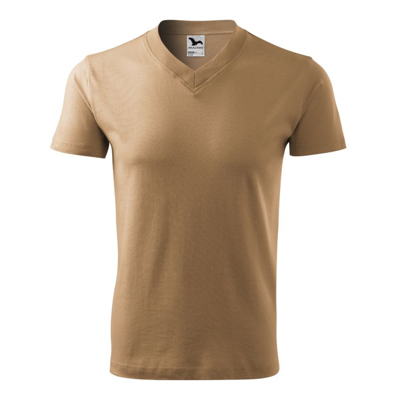 5. Malfini V-neck T-shirt M MLI-10208 sand