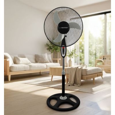 7. Esperanza TYPHOON EHF002KE pedestal fan (black)