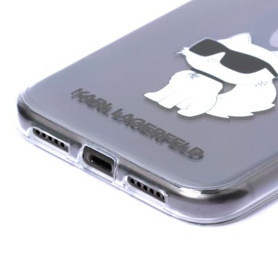 4. Karl Lagerfeld Ikonik Choupette Case for iPhone 11 / Xr - Transparent