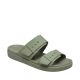 2. Crocs Brooklyn Buckle Low Women's Slides Green 211215 3BX