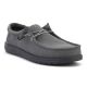 HEYDUDE WALLY STRETCH CANVAS BLOCK GRANITE GRAY/MULTI 44353-1VT
