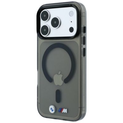 2. BMW M IML Glossy Metal Logo & Trims MagSafe Case for iPhone 17 Pro / 18 Pro - Black