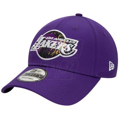 3. New Era 9Forty Los Angeles Lakers NBA Print Infill Cap 60298639