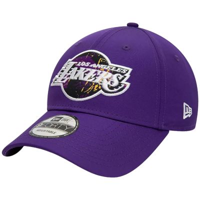 3. New Era 9Forty Los Angeles Lakers NBA Print Infill Cap 60298639