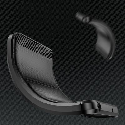 4. Carbon Case case for OnePlus Nord CE 3 flexible silicone carbon cover black