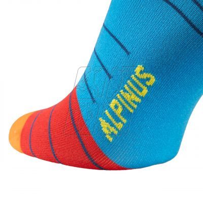8. Alpinus Lavaredo socks blue and red FI11072