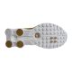 5. Nike Shox R4 Metallic Gold White (GS) Sports Shoes - CW2626-700