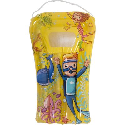 10. BEACH MATTRESS WITH WINDOW UNDERWATER WORLD 74x48CM 37591 - YELLOW