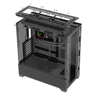 8. Xilence Xilent Flux Midi Tower, Black