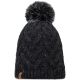 Buff Knitted Fleece Caryn Beanie 13674390110 Black One Size